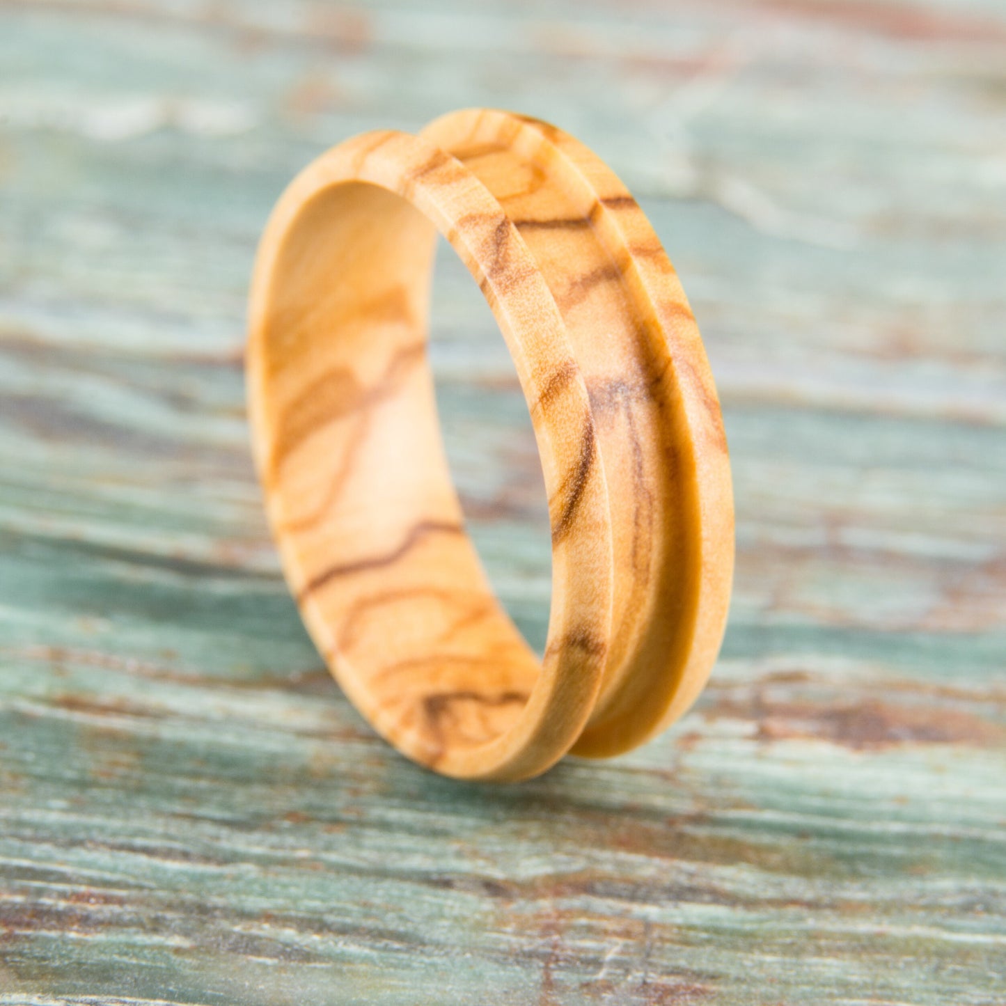 Olive Wood Ring Core - 8mm wide