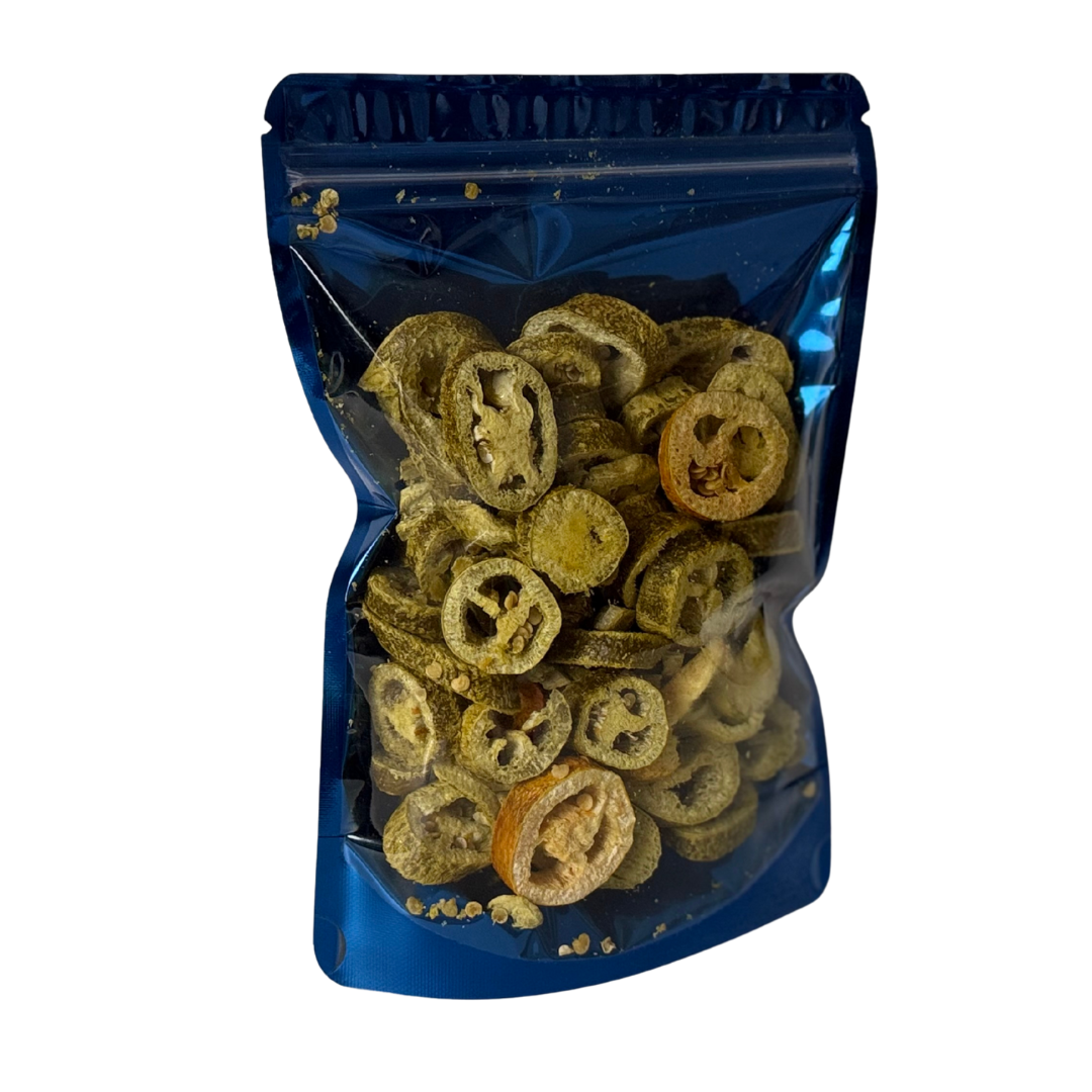 Freeze-Dried Jalapeños