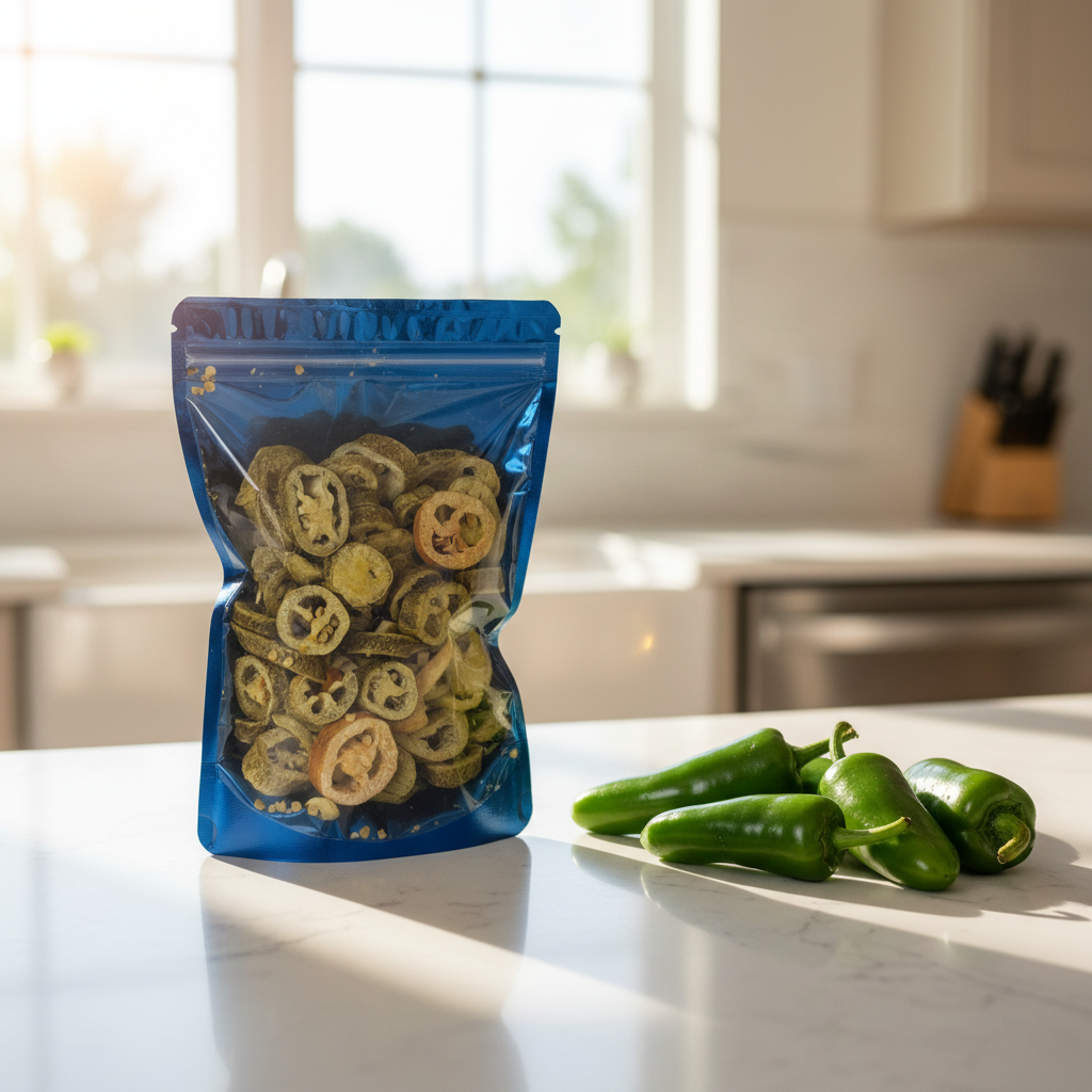Freeze-Dried Jalapeños