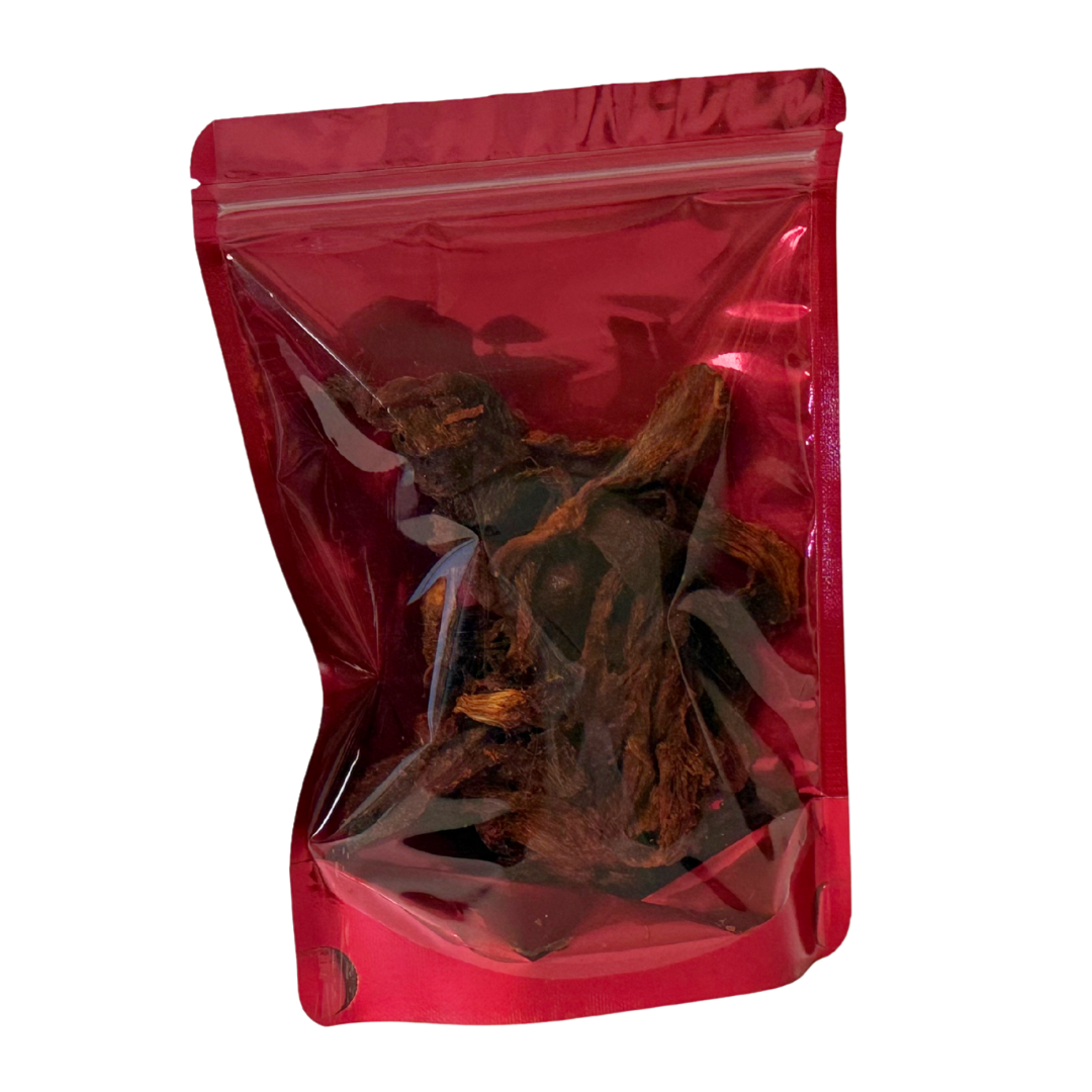 one bag full of Dehydrated Mushroom Jerky