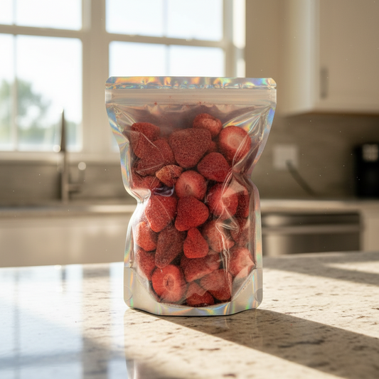Freeze Dried Strawberries in a bag
