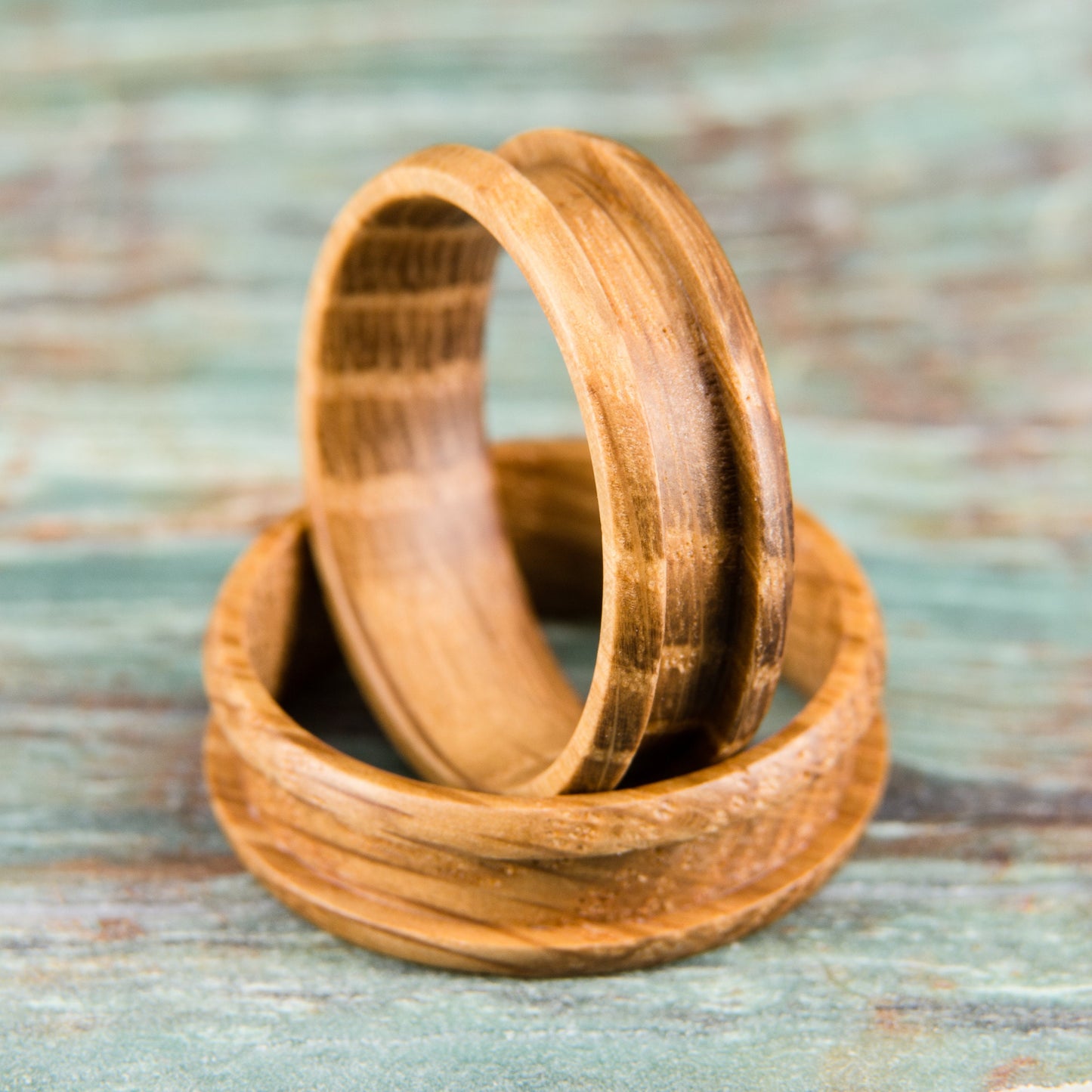 Whiskey Barrel Wood Ring Core - 8mm wide