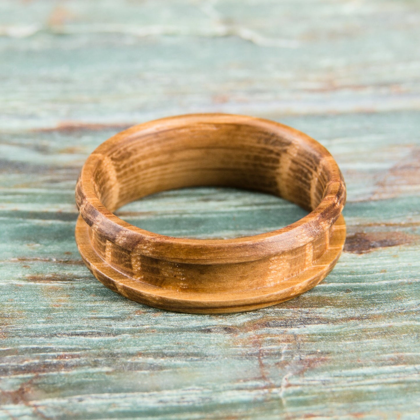 Whiskey Barrel Wood Ring Core - 8mm wide