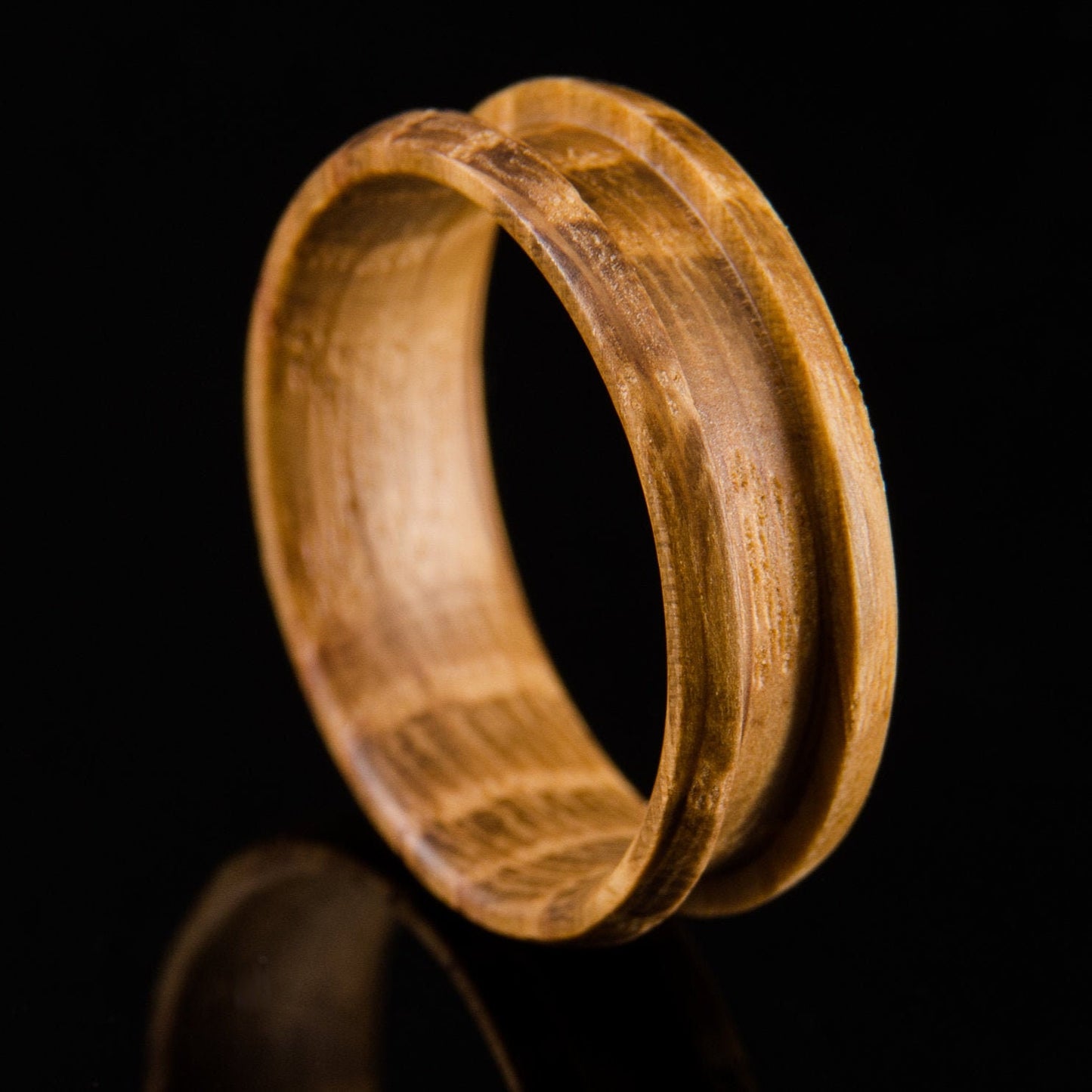 Whiskey Barrel Wood Ring Core - 8mm wide