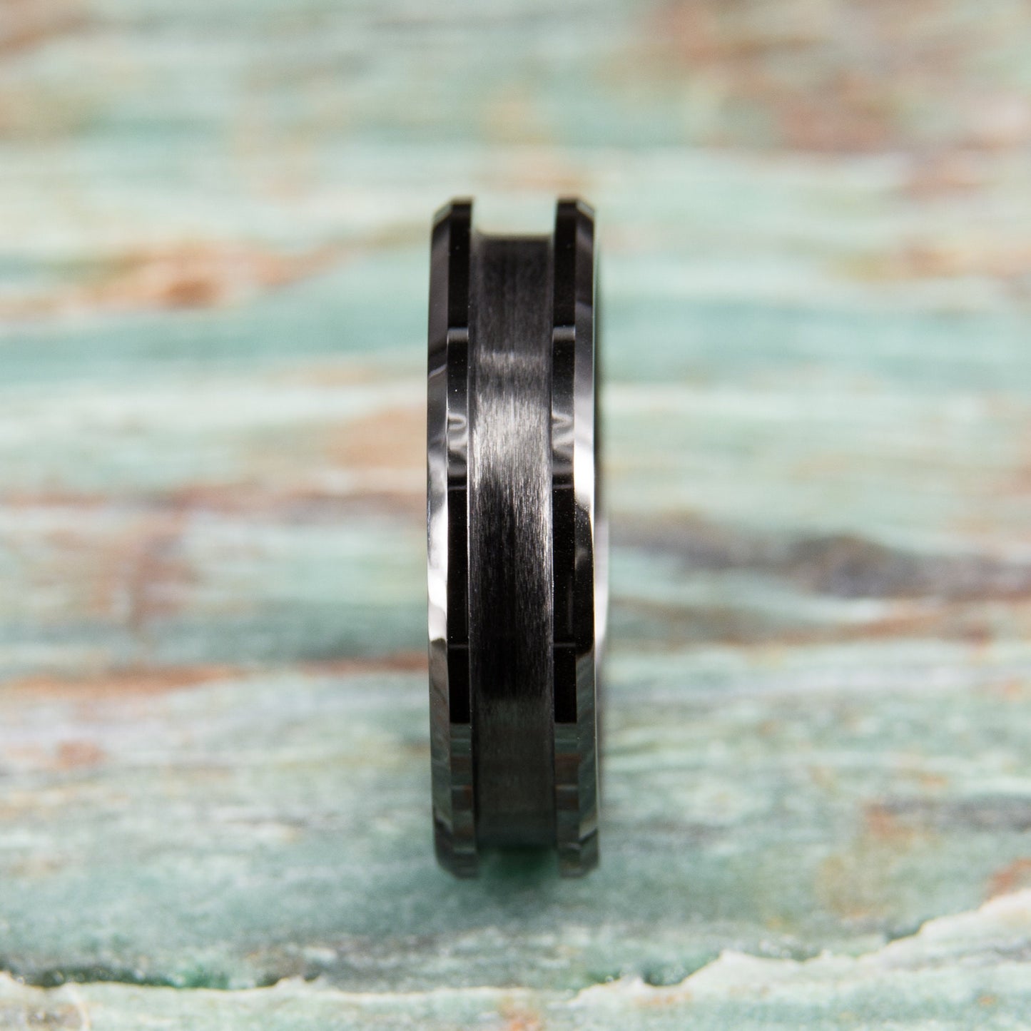 Black Ceramic Ring Core - 6mm wide