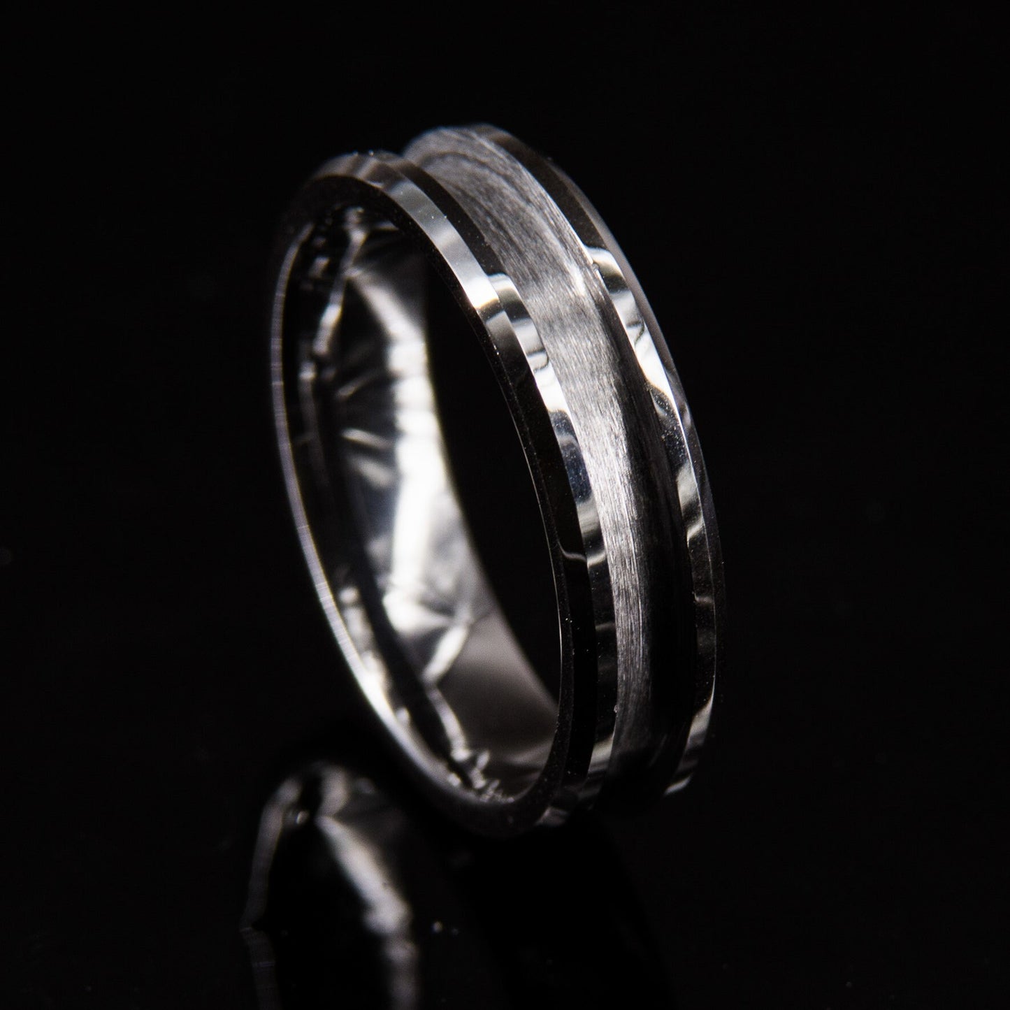 Black Ceramic Ring Core - 6mm wide