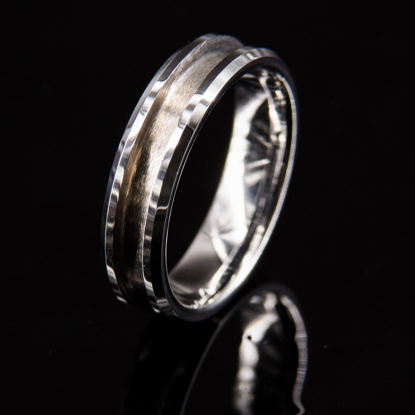 Tungsten Carbide Ring Core (beveled) - 6mm wide