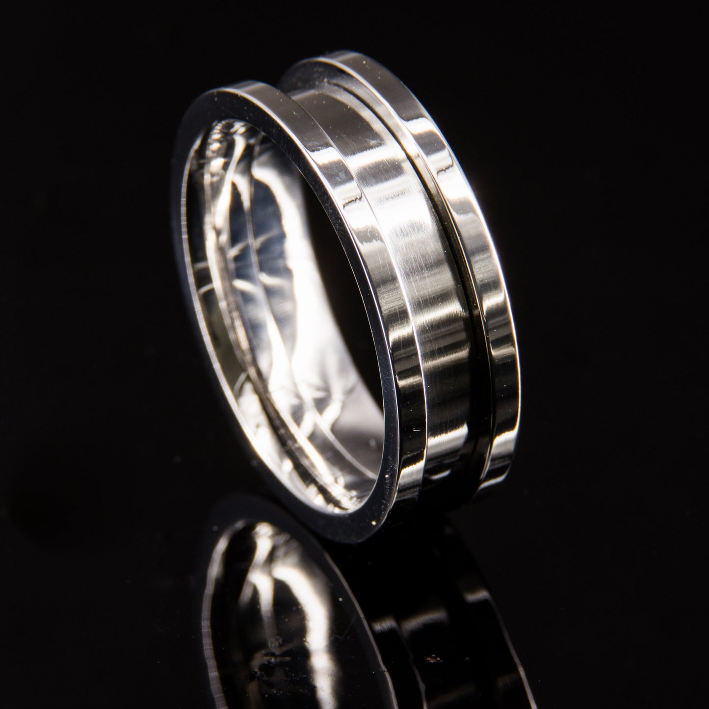 Stainless Steel Ring Core (twist together) - 8mm wide