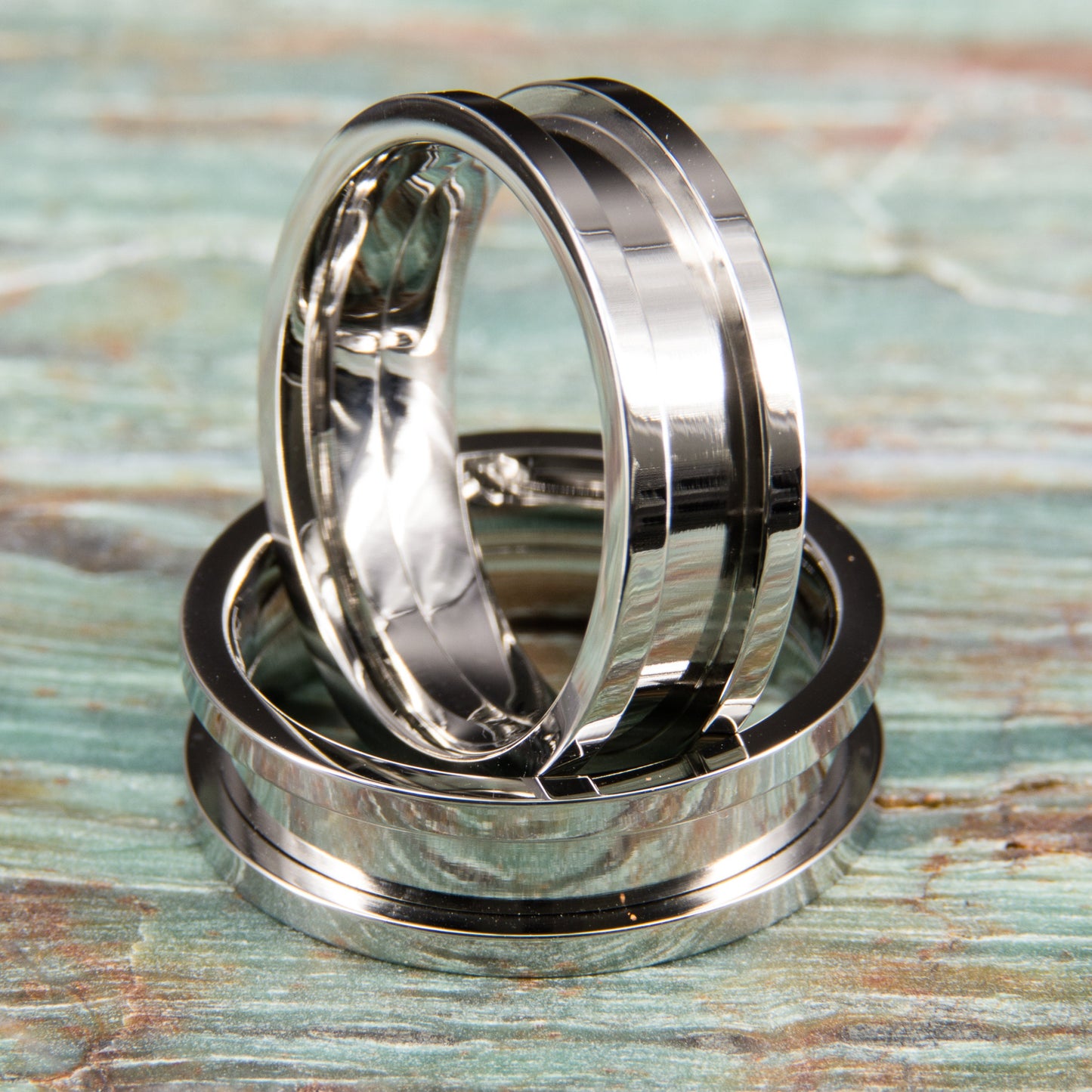 Stainless Steel Ring Core (twist together) - 8mm wide