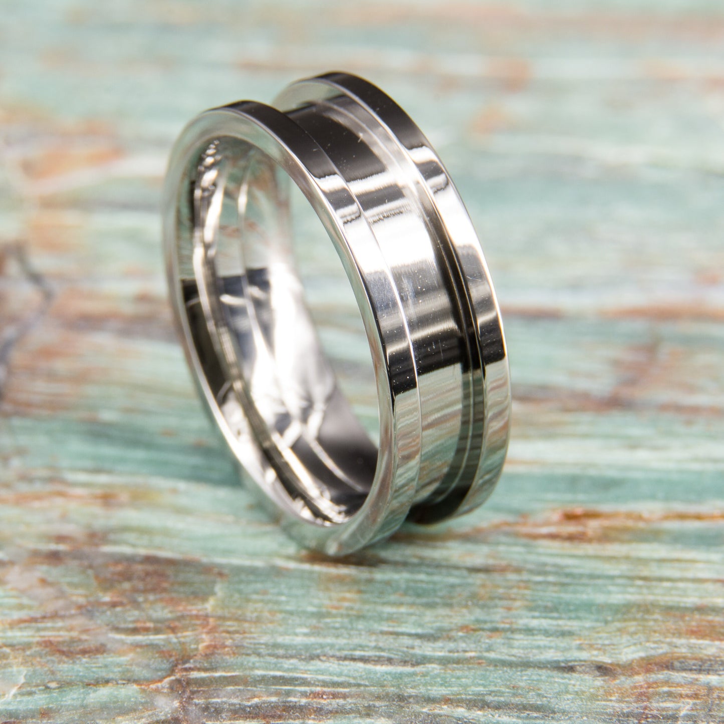 Stainless Steel Ring Core (twist together) - 8mm wide