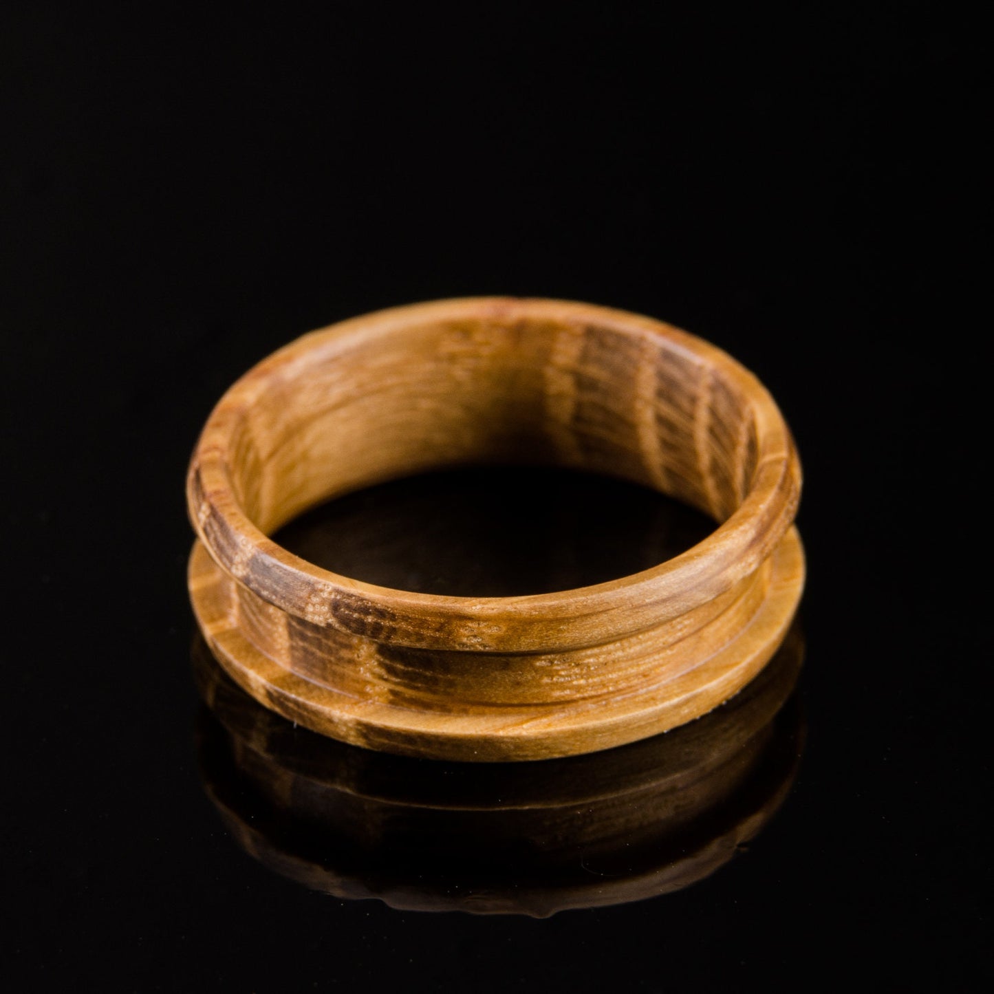 Whiskey Barrel Wood Ring Core - 8mm wide