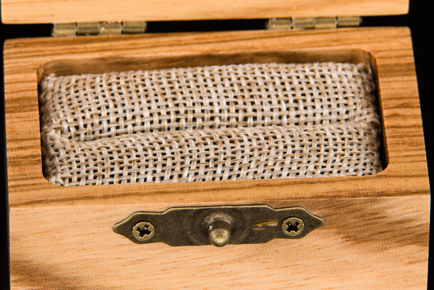 Ring / Jewelry Box - Zebra Wood