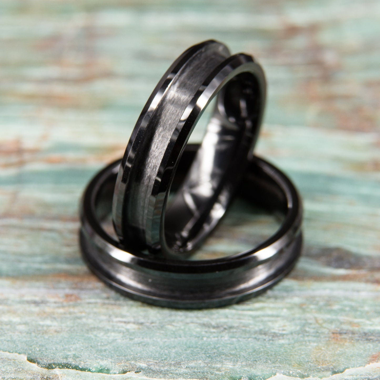 Black Ceramic Ring Core - 6mm wide