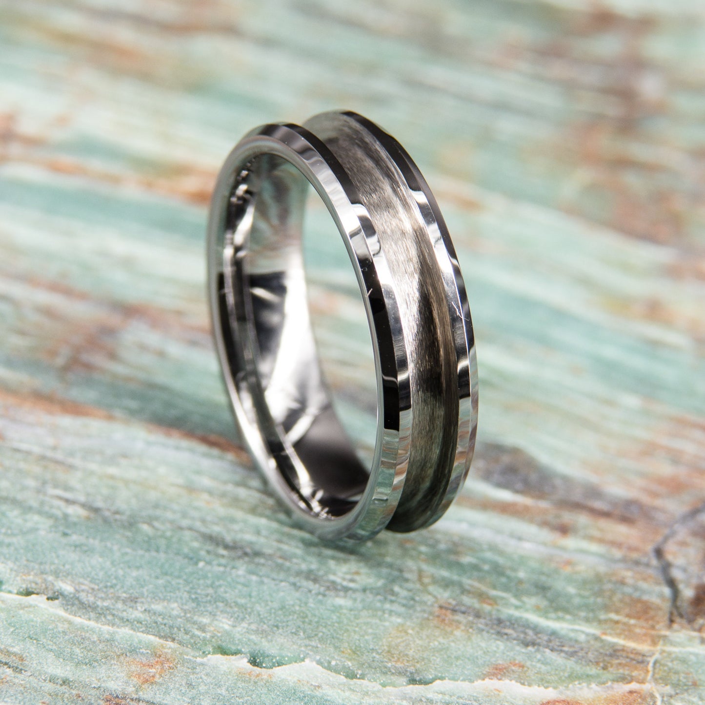 Tungsten Carbide Ring Core (beveled) - 6mm wide