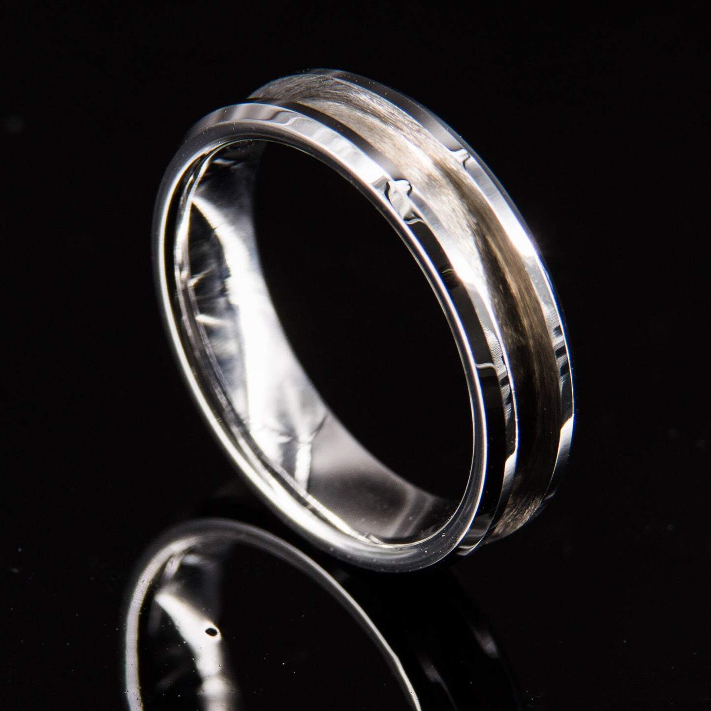 Tungsten Carbide Ring Core (beveled) - 6mm wide